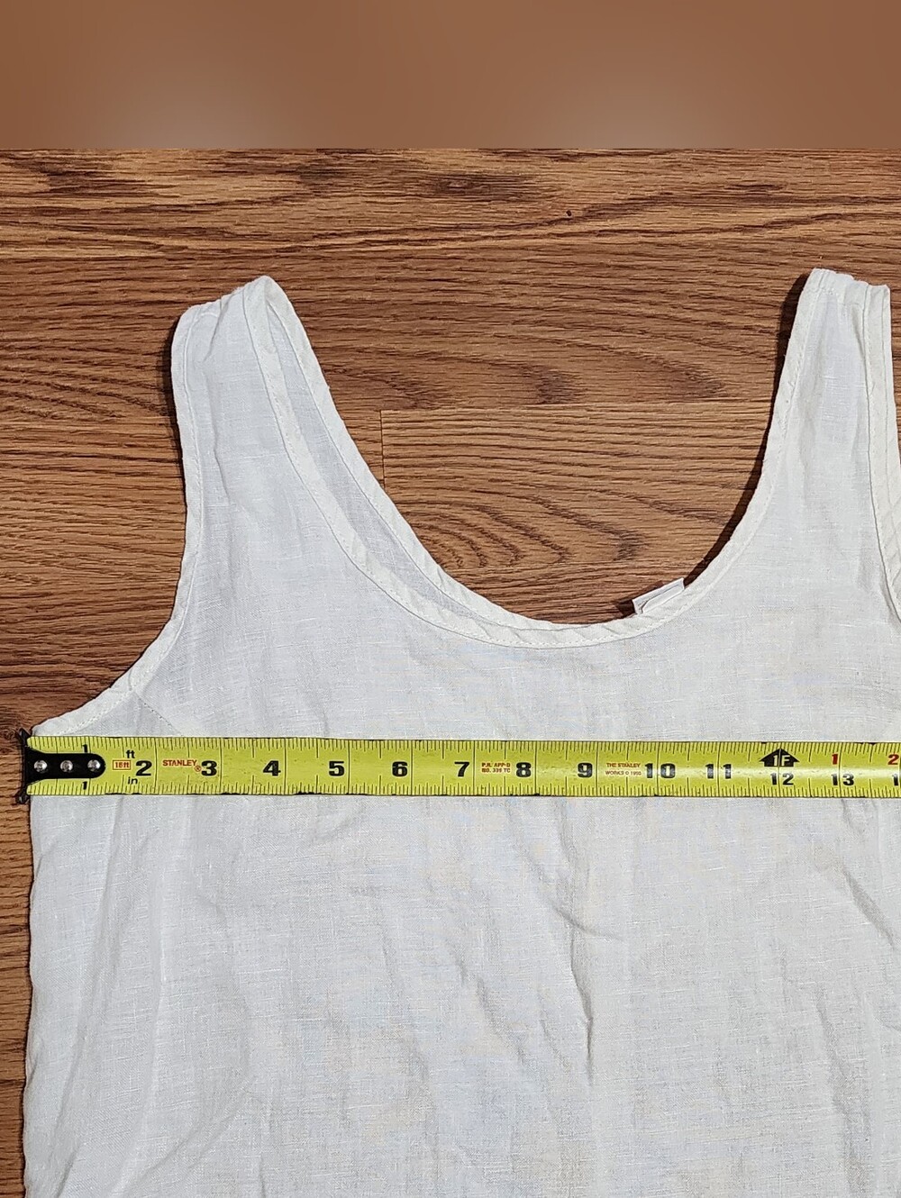 Vtg Gap 100% Linen Maxi Dress Size XS Coastal Minimalist Cream Resortwear - Picture 8 of 9